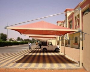 تركيب مظلات بولي إيثلين للجلسات الخارجية