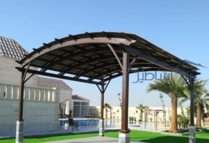 شركة تركيب مظلات برجولات خارجية لجلسات الحدائق