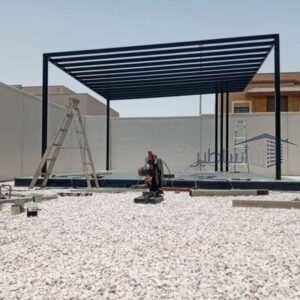 مظلات حديد الرياض