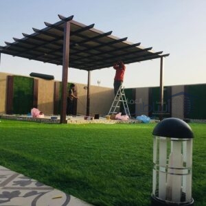 حداد مظلات وبرجولات حدائق بالرياض