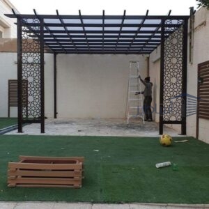 حداد مظلات وسواتر وبرجولات