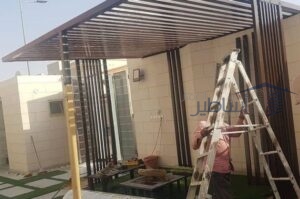 حداد مظلات وسواتر 2