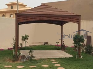 مظلات خشب بلاستيكي
