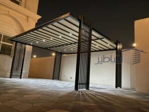 مظلات سيارات حديد 2