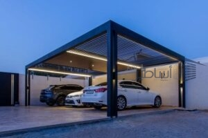 مظلات سيارات حديد