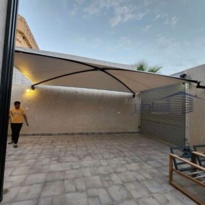 مظلات ممرات حديد 2