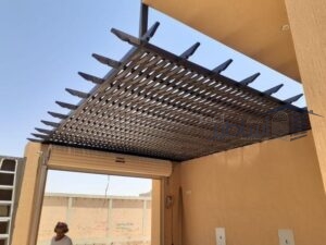 معلم تركيب سواتر ومظلات وبرجولات 6