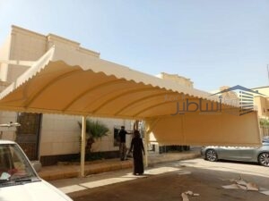 مظلات بي في سي pvc عالي الكثافة