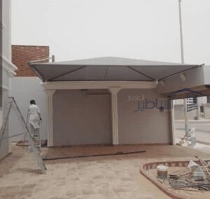 تصميم مظلات بي في سي