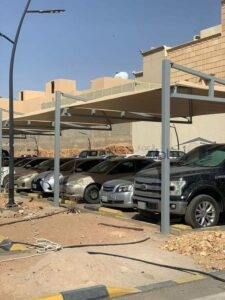 مظلات مواقف سيارات