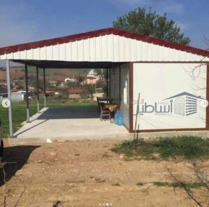 مظلات بنل صاج ومستودعات كبيره