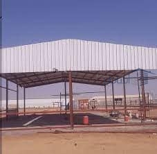 مقاول تركيب هناجر مظلات صاج بنل