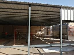 حداد تركيب هناجر