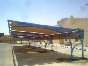 مظلات كابولي حديد