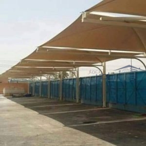 مظلات كابولي مواقف