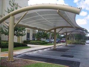 مظلات سيارات متحركة