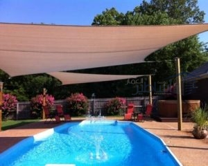 طريقة تركيب مظلة شراعية قماش