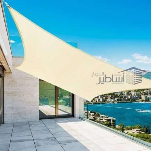تركيب مظلة شراعية قماش