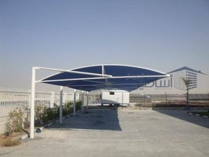 مظلات كابولي مع التركيب