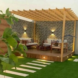 برجولات خشبية للاسطح