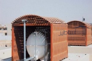 مظلات خزانات حديد