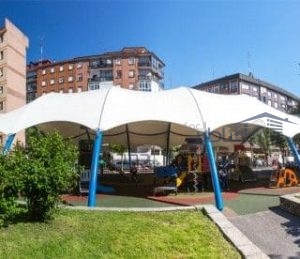 تركيب مظلات فيبر جلاس