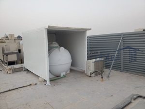 تركيب مظلات خزانات