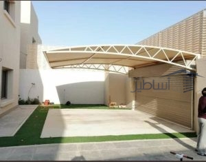 مظلات فيبر جلاس للسيارات