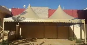 مظلات فناء مدارس في الرياض