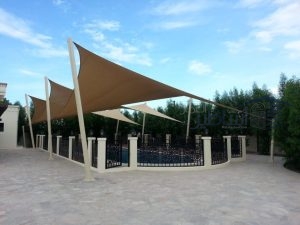 مظلات شد إنشائي