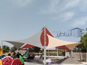 مظلة شراعية قماش بأفضل سعر بالرياض