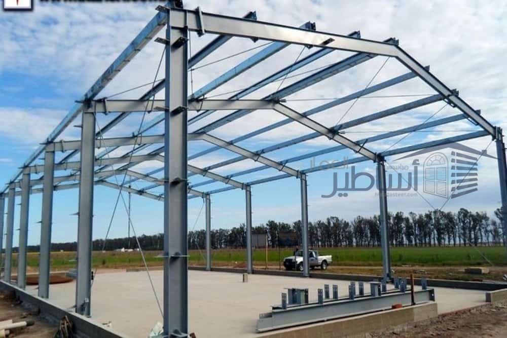 بناء مستودع حديد بالرياض