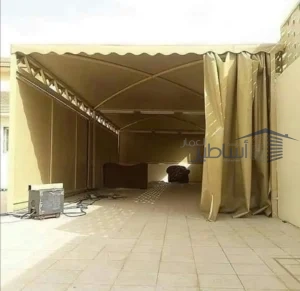 تصميم مظلات حدائق حديثة حي الرمال