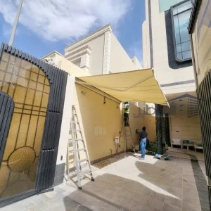 تصميم مظلات حدائق حديثة حي النرجس