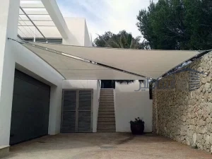 مظلات سيارات حي النرجس