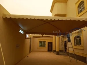 تركيب مظلات حدائق حديد حي النرجس