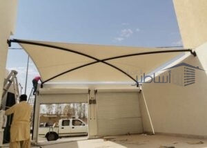 مظلات حدائق حي النخيل الرياض