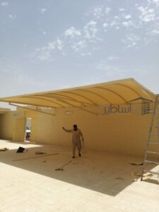 مظلات سيارات حي النخيل الرياض