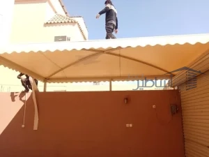 مظلات وسواتر حي الموسى