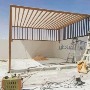 مظلات وسواتر حي الحزم وعكاظ والفواز