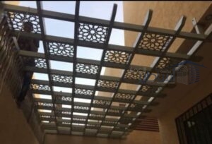 تركيب مظلات وسواتر في حي نجم الدين