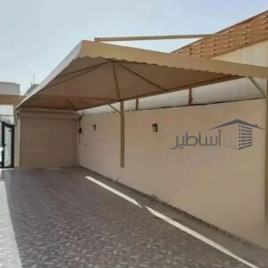 خدمات تصميم وتركيب مظلات حديثة في حي بدر