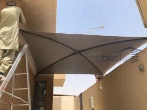 مظلات وسواتر حي الحزم وعكاظ والفواز