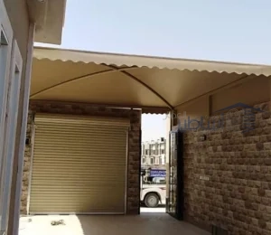 مظلات حدائق وجلسات خارجية حي الحزم وعكاظ بالرياض