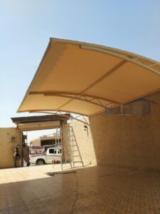 مظلات وسواتر حي العزيزية والمروة