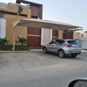 تركيب مظلات وسواتر في حي الروضة بالرياض