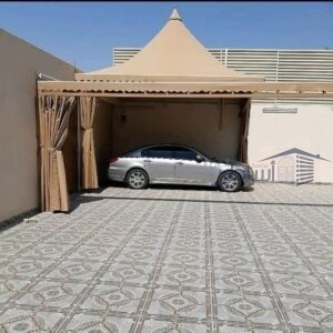 مظلات سيارات حي الحزم وعكاظ بالرياض