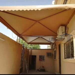 مظلات حدائق وجلسات حي الروضة والربوة وقرطبة بالرياض
