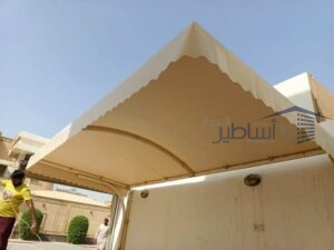 مظلات وسواتر حي الروضة والربوة وقرطبة