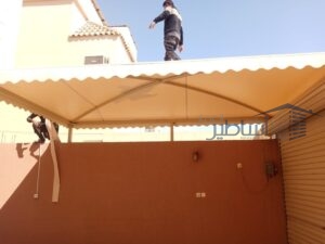 مظلات وسواتر حي المحمدية والرحمانية